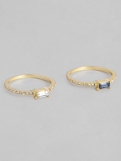 

Accessorize Women Set Of 2 Gold-Toned Finger Rings