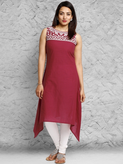 

IMARA Pink Lippan Kurta