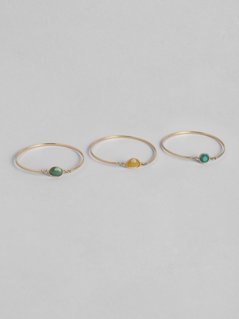 

Accessorize Set of 3 Gold-Toned Bracelets