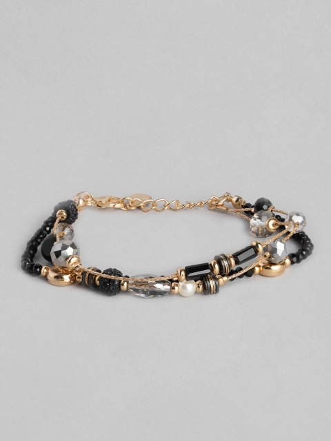 

Accessorize Women Black Layered Bead Bracelet