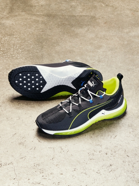 

Puma Men Black & White Mesh LQDCELL Hydra Training or Gym Shoes