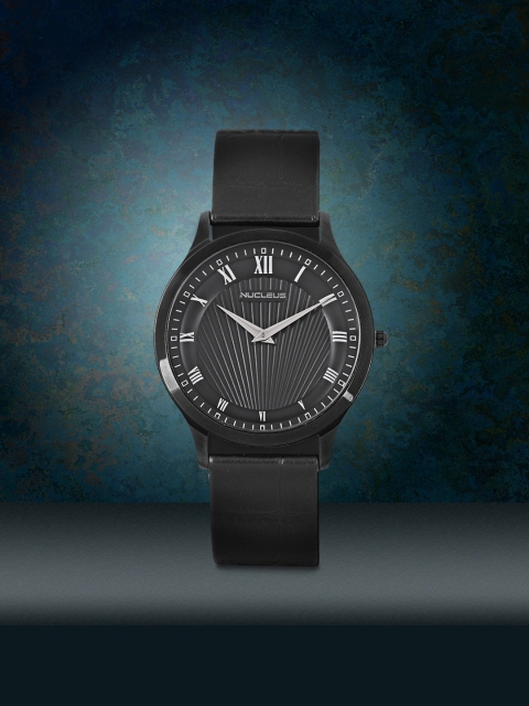 

Nucleus Men Black Analogue Watch D4i