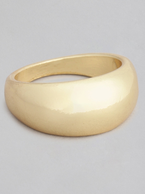 

Accessorize Women Gold-Toned Chunky Band Finger Ring