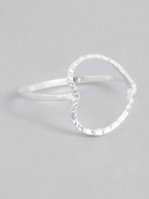 

Accessorize Silver-Toned Heart Design Finger Ring