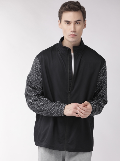 

Marks & Spencer Men Black Solid Sporty Jacket