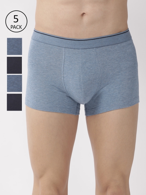 

Marks & Spencer Men Pack Of 5 Trunks T144324S, Blue