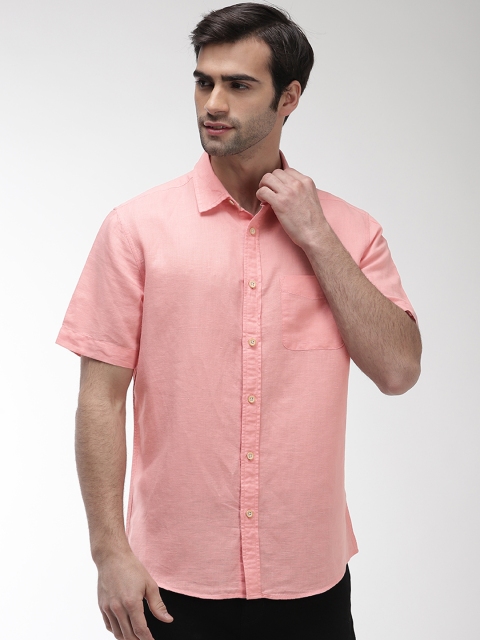 

Marks & Spencer Men Pink Relaxed Regular Fit Solid Casual Shirt