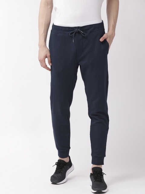 

Marks & Spencer Men Navy Blue Solid Joggers