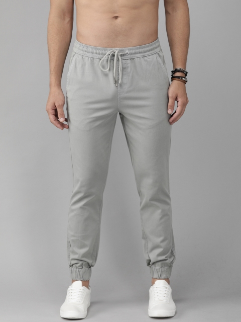 

Roadster Men Green Regular Fit Solid Joggers