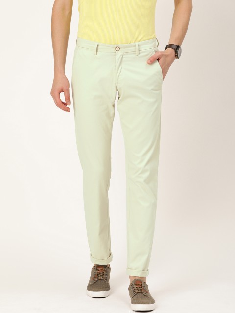 

Allen Solly Men Beige Smart Slim Fit Solid Regular Trousers