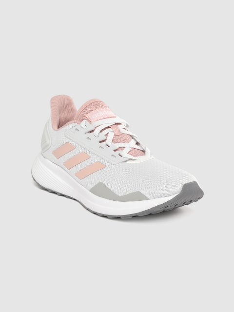 

ADIDAS Women Light Grey DURAMO 9 Woven Design Running Shoes