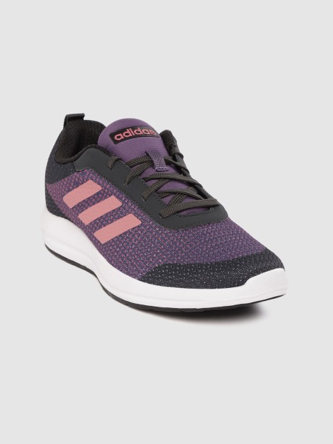 

ADIDAS Women Purple & Pink Perforated Carnatia Running Shoes