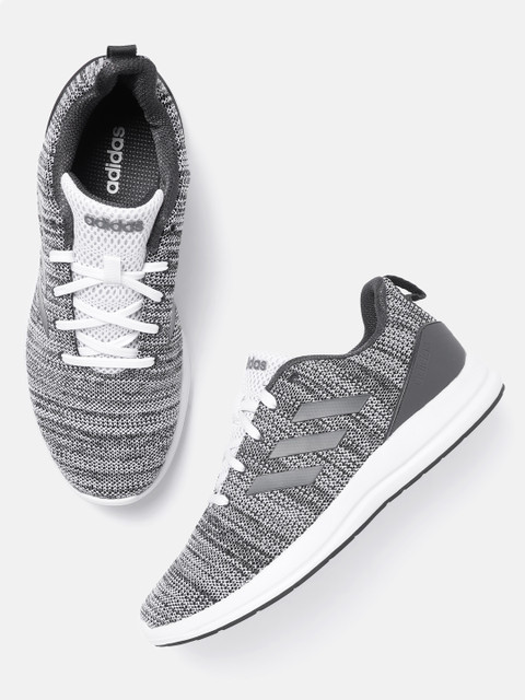 

ADIDAS Men White & Grey PullOn Running Shoes