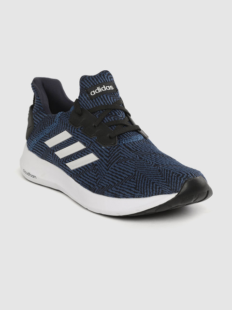 

ADIDAS Men Navy & Black Nepton 2.0 Woven Design Running Shoes, Navy blue