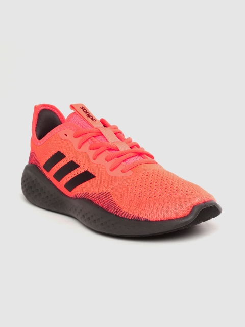 

ADIDAS Men Neon Orange & Black Fluidflow Running Shoes