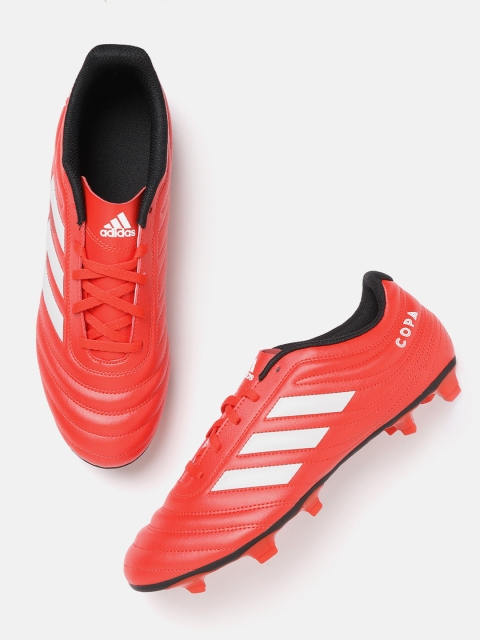 

ADIDAS Men Red COPA 20.4 Firm Ground Quilted Soccer Shoes