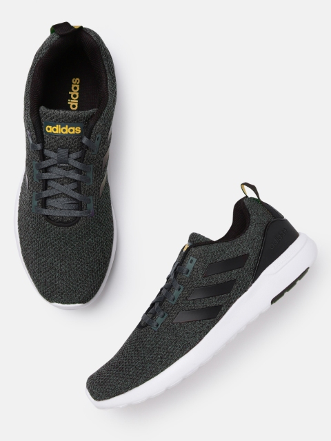 

ADIDAS Men Charcoal Grey Blaze Runner Woven Design Running Shoes