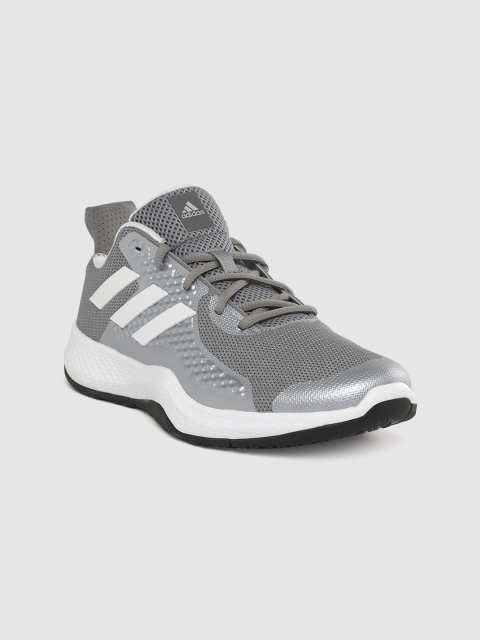 

ADIDAS Women Grey & Silver-Toned FitBounce Textured Training Shoes