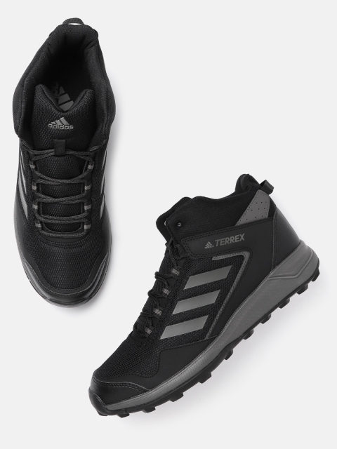 

ADIDAS Men Black Trail Rocker Mid-Top Trekking Shoes