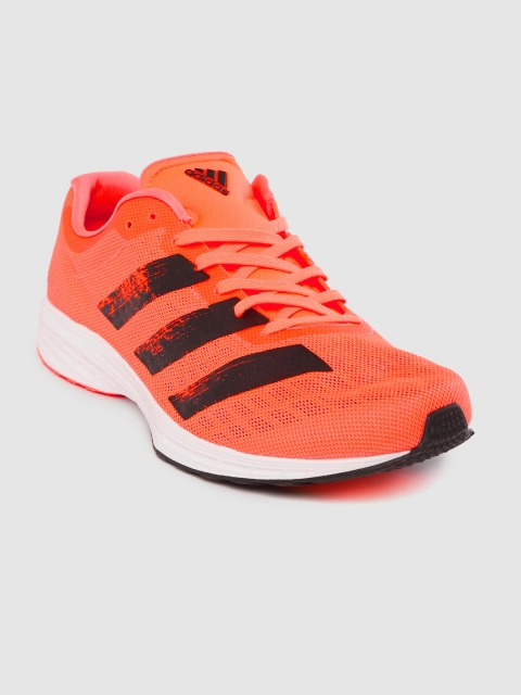

ADIDAS Men Fluorescent Orange Woven Design Adizero RC 2 M Running Shoes