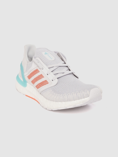

ADIDAS Women Grey Woven Design Ultraboost 20 Running Shoes