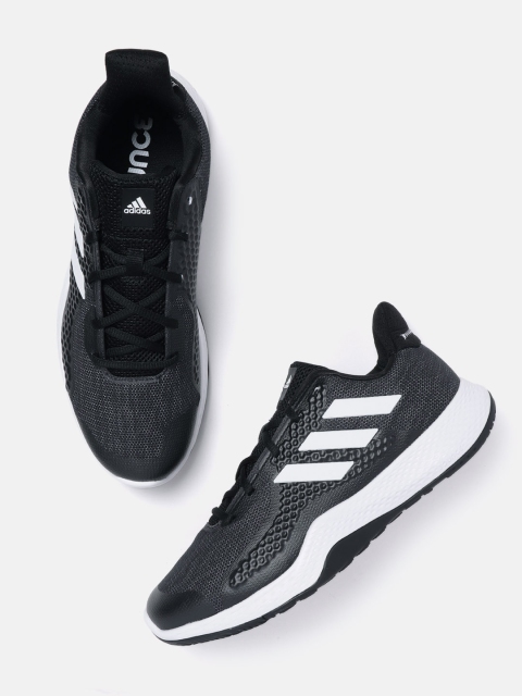 

ADIDAS Men Black FitBounce Textured Training Shoes