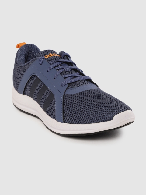 

ADIDAS Men Teal Blue Woven Design Dracon M Running Shoes