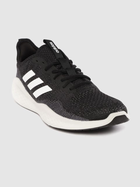 

ADIDAS Men Black Woven Design FluidFlow Running Shoes