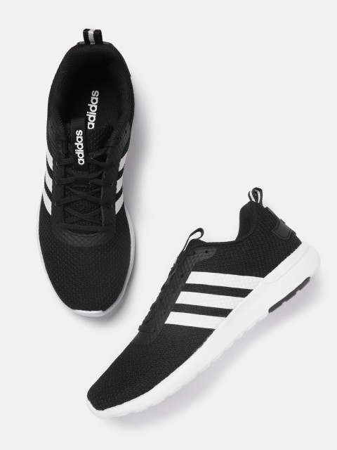 

ADIDAS Men Black & White Dubbers Woven Design Running Shoes