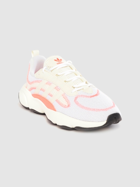 

ADIDAS Originals Women White Woven Design Haiwee Sneakers