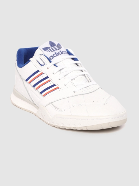 

ADIDAS Originals Men White Solid Leather Excluding Trims AR Trainer Sneakers