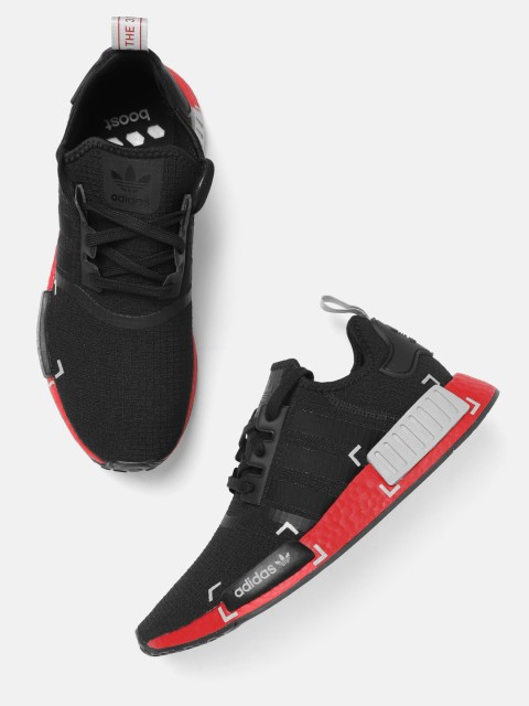 

ADIDAS Originals Men Black Woven Design NMD_R1 Sneakers