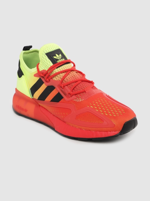 

ADIDAS Originals Men Orange ZX 2K Boost Sneakers