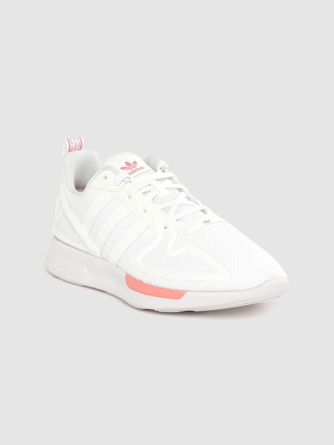 

ADIDAS Originals Women White Solid ZX 2K Flux Sneakers