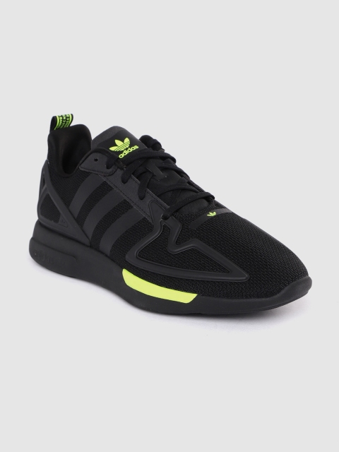 

ADIDAS Originals Men Black ZX 2K Flux Woven Design Sneakers