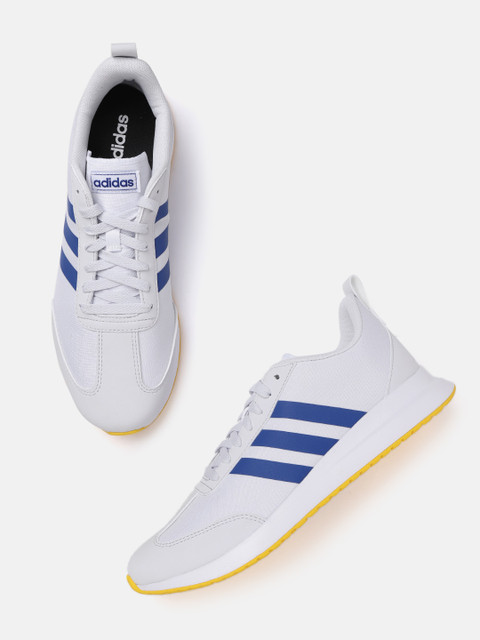 

ADIDAS Men White RUN60S Solid Sneakers