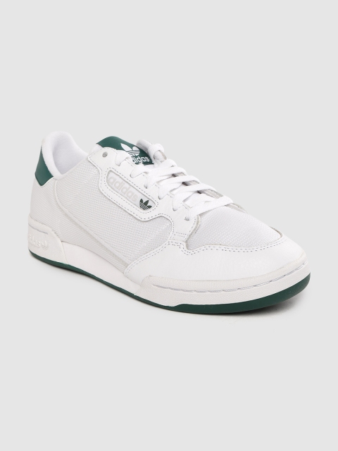 

ADIDAS Originals Men White Woven Design Continental 80 Sneakers