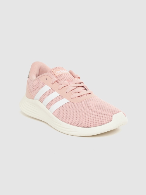 

ADIDAS Women Peach-Coloured Woven Design Lite Racer 2.0 Running Shoes