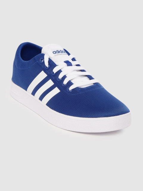 

ADIDAS Men Blue Woven Design Easy Vulc 2.0 Skateboarding Shoes