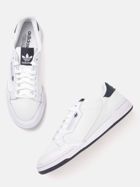 

ADIDAS Originals Men White Solid Continental 80 Sneakers