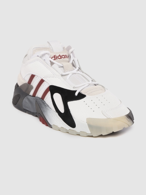 

ADIDAS Originals Men White Solid Streetball Sneakers