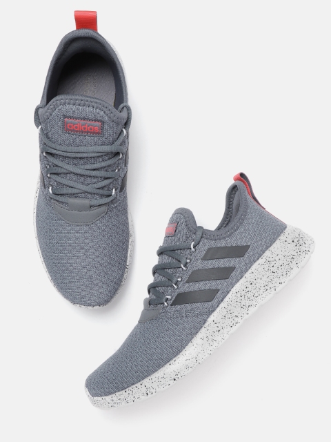

ADIDAS Men Grey Woven Design Lite Racer RBN Sneakers