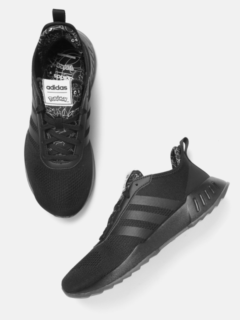 

ADIDAS Men Black Phosphere Pokemon Woven Design Running Shoes