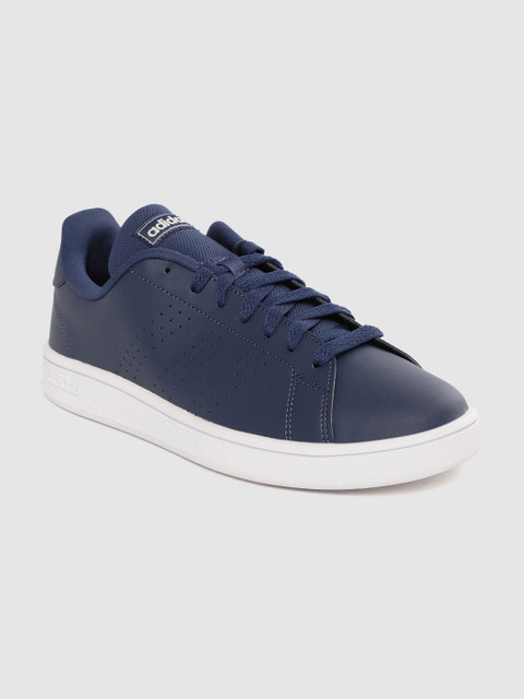 

ADIDAS Men Navy Blue Perforated Advantage Base Sustainable Sneakers