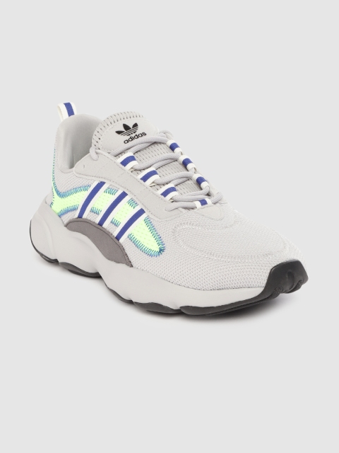 

ADIDAS Originals Men Grey Woven Design Haiwee Sneakers