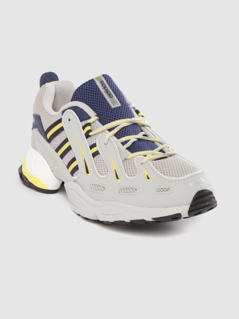 

ADIDAS Originals Men Grey & Yellow Solid EQT Gazelle Sneakers