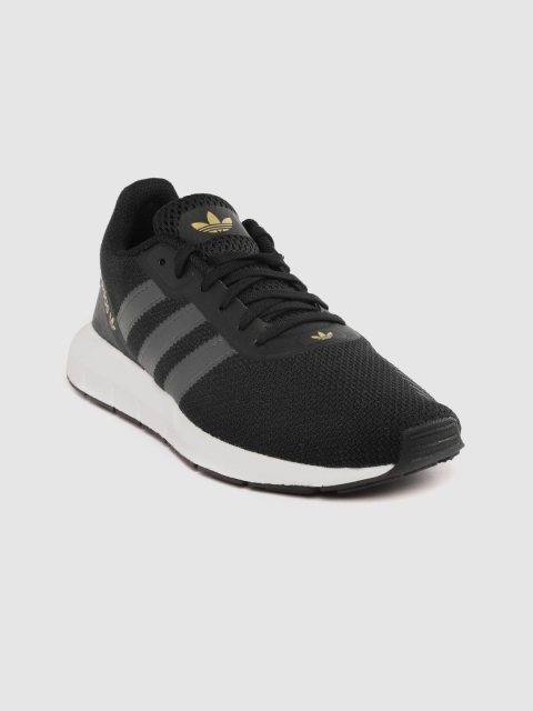 

ADIDAS Originals Women Black Swift Run RF Woven Design Sneakers