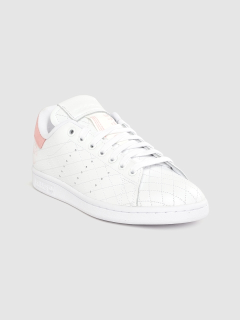 

ADIDAS Originals Women White Thread Work Leather Stan Smith Sneakers