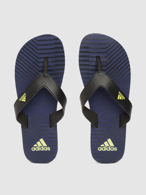 

ADIDAS Men Black & Navy Blue Beach Max Out 19 MS Printed Thong Flip-Flops