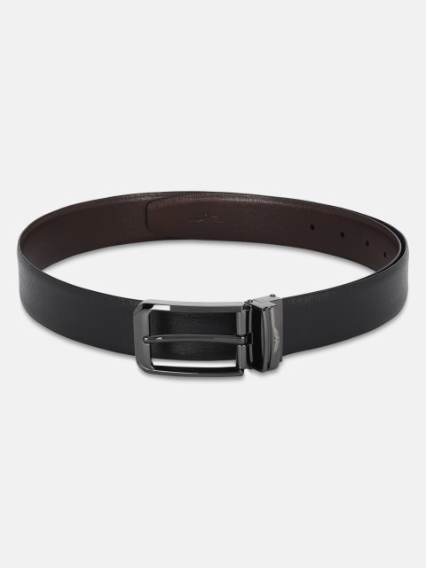 

Park Avenue Men Black & Brown Textured Reversible Leather Belt